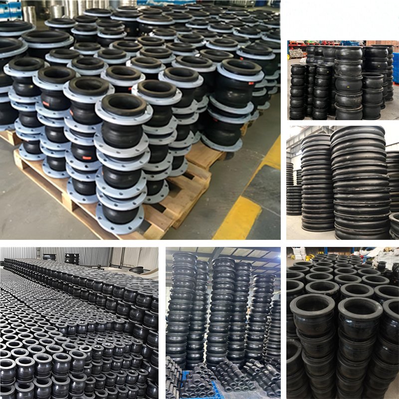 Food-Grade Single Ball Rubber Joint Sanitary Pipe System Use
